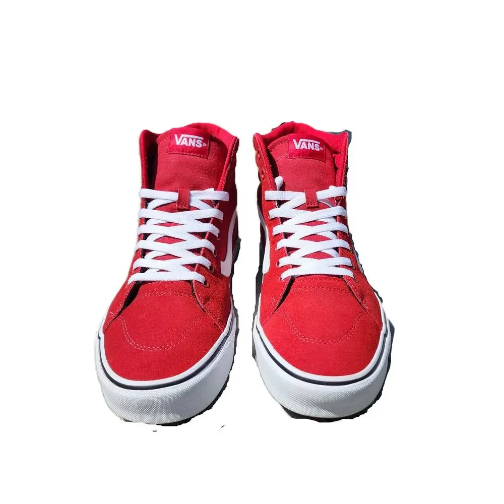 Vans Filmore Hi Suede Canvas Chili Pepper Skater Sneakers 10.5 - Picture 3 of 9